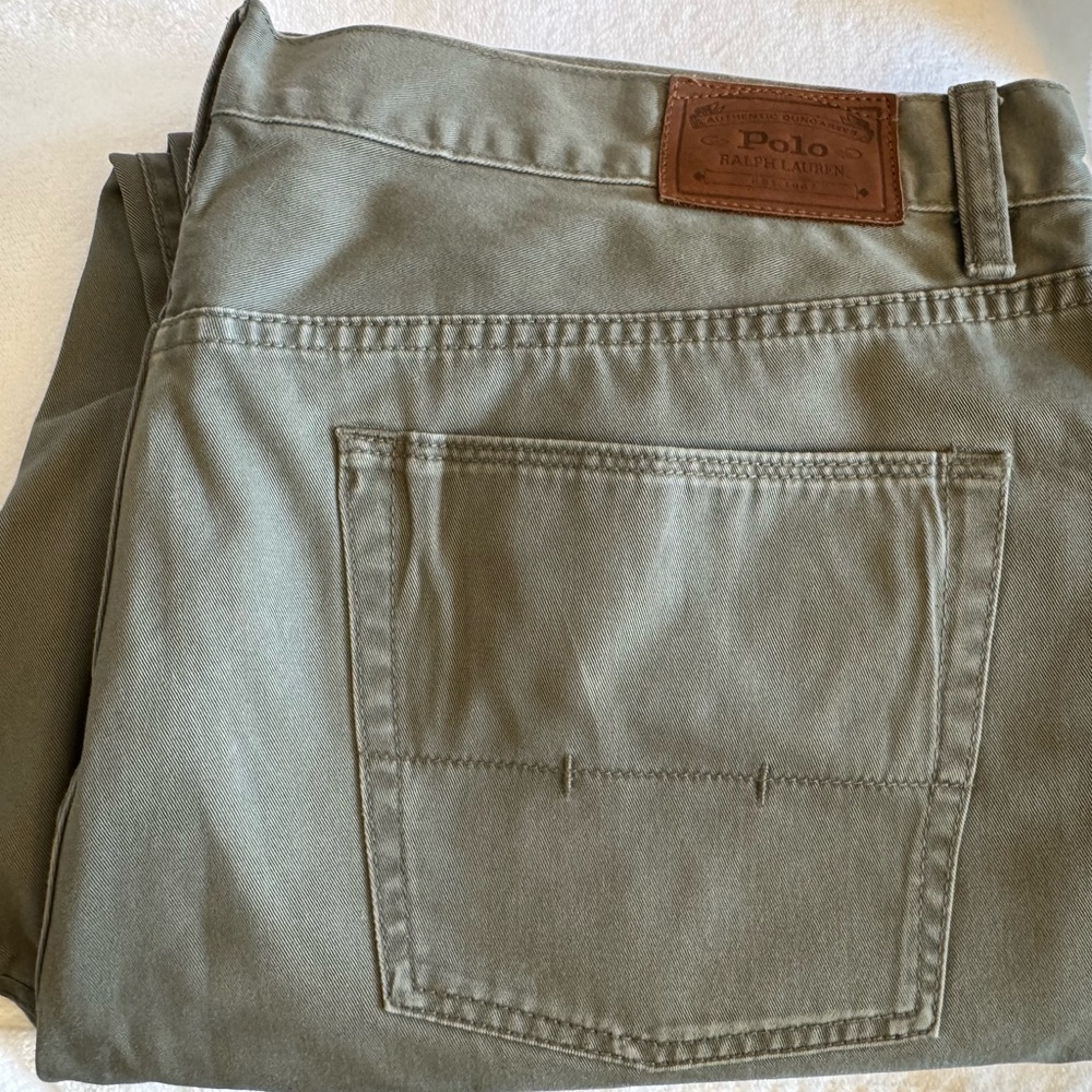 Polo by Ralph Lauren Men's Relaxed Jeans - Olive Green